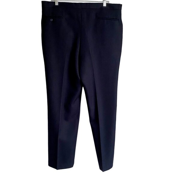 Men's Dark Blue Polyester Pants 38 Waist 32 Length - Picture 3 of 8